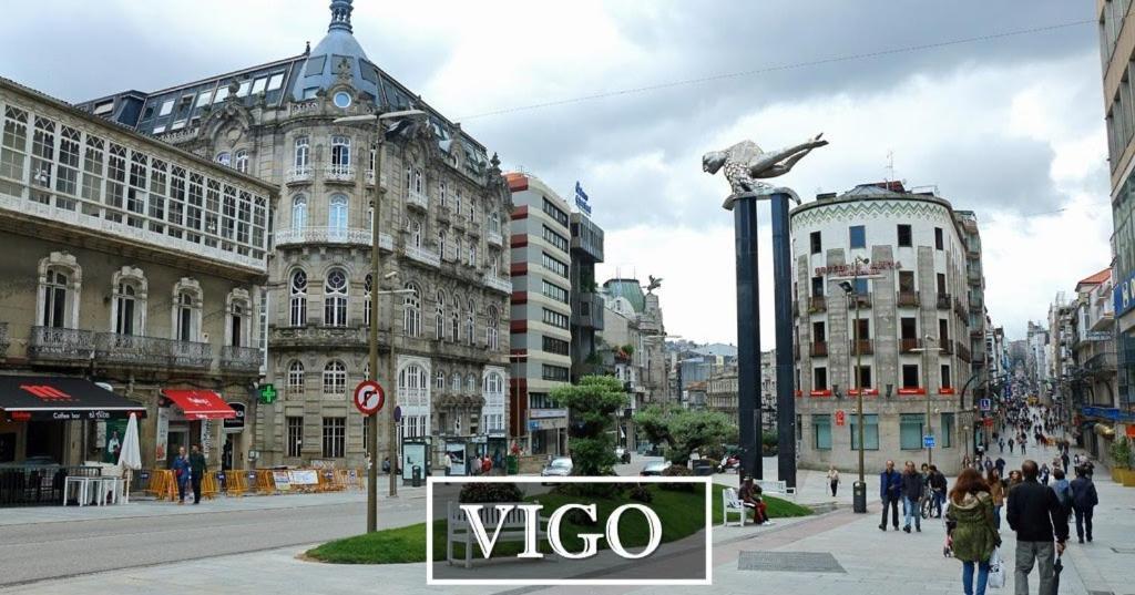 Apartamento Vacacional En Playa Del Vao - Corujo Vigo Eksteriør billede